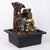 Vivars Home Lord Buddha Water Fountain with LED Light -Antique Gold