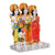 Vivars Home Marble Lord Ram Darbar Statue With Sita and Hanuman