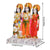 Vivars Home Marble Lord Ram Darbar Statue With Sita and Hanuman