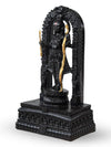 Vivars Home Ram Lalla Idol Statue- Black