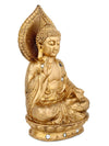 Vivars Home Decorative Buddha Statue Blessing (Gold)