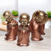 Vivars Home Polyresin Buddha Monk Showpieces Medium Set of 3