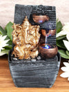 Vivars Home Water Fountain with LED Lights (Ganesha Ji)