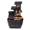Vivars Home Lord Buddha Water Fountain with LED Light