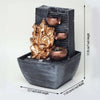 Vivars Home Water Fountain with LED Lights (Ganesha Ji)