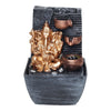 Vivars Home Water Fountain with LED Lights (Ganesha Ji)