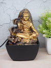 Polyresin Lord Shiva Water Fountain with LED Lights