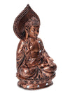 Vivars Home Buddha Statue Blessing Showpiece(Copper)