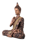 Vivars Home Lord Buddha Statue Blessing (Antique Copper)