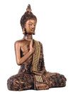 Vivars Home Lord Buddha Statue Blessing (Antique Copper)