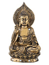 Vivars Home Lord Buddha Statue Blessing (Antique Gold)