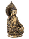 Vivars Home Lord Buddha Statue Blessing (Antique Gold)