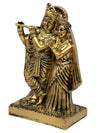 Vivars Home Radha Krishna Showpiece - Antique-Gold