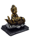 Vivars Home Resin Buddha Monk Showpiece for Car Dashboard