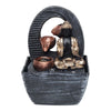 Vivars Home Lord Buddha Tabletop Water Fountain with LED Light