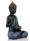 Vivars Home Buddha in Meditation Statue (Denim Blue)