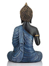 Vivars Home Buddha in Meditation Statue (Denim Blue)
