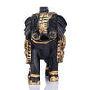 Elephant Sculpture Showpiece - Black Gold