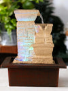 Vivars Home Tabletop Fountain Water Fountain with LED Light