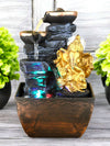 Vivars Home Lord Ganesha Water Fountain With LED Light