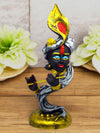 Vivars Home Marble Dust Lord Krishna with Flute Statue Showpiece Multicolor