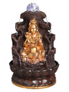 Vivars Home Lord Shiva Ji Tabletop Water Fountain with Crystal Ball and Led Light