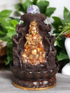 Vivars Home Lord Shiva Ji Tabletop Water Fountain with Crystal Ball and Led Light