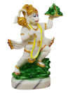 Vivars Home Hanuman Ji Statue Bajrang Bali - White