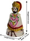 Vivars Home Marble Dust Shri Khatu Shyam Ji Statue
