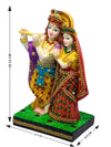 Vivars Home Colorful Radha Krishna Idol