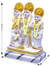 Vivars Home Marble Dust Lord Ram Darbar Statue with Sita and Hanuman Handmade