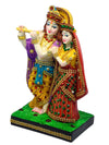 Vivars Home Colorful Radha Krishna Idol