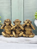 Decorative Gandhi Ji Monkey Set of 3 Showpiece