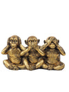 Vivars Home Decorative Gandhi Ji Monkey Set of 3 Showpiece