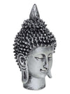 Vivars Home Decorative Lord Buddha Head Antique Silver