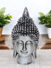 Vivars Home Decorative Lord Buddha Head Antique Silver