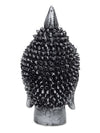 Vivars Home Decorative Lord Buddha Head Antique Silver