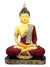 Vivars Home Sitting Buddha Idol Statue - Red