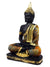 Vivars Home Sitting Buddha Idol Statue Gold Orange