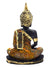 Vivars Home Sitting Buddha Idol Statue Gold Orange