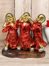Vivars Home Standing Buddha Playful Monks