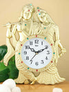 Lord Krishna Designer Wall Clock with Glass