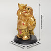 Vivars Home Laughing Buddha Statue with Wealth -Small