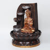 Vivars Home Buddha Waterfall Fountain Meditation 4 Tier With LED Light