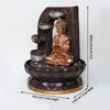 Vivars Home Buddha Waterfall Fountain Meditation 4 Tier With LED Light