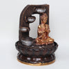 Vivars Home Buddha Waterfall Fountain Meditation 4 Tier With LED Light