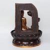Vivars Home Buddha Waterfall Fountain Meditation 4 Tier With LED Light