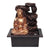 Vivars Home Golden Lord Buddha Waterfall Fountain with Led