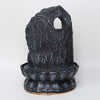 Vivars Home Lord Buddha Tabletop Waterfall Fountain with Led Light