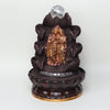 Vivars Home Lord Radha Krishna Ji Water Fountain with Crystal Ball and LED Light